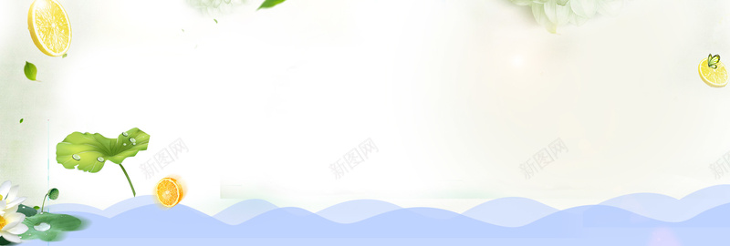 小清新简约海报素材背景