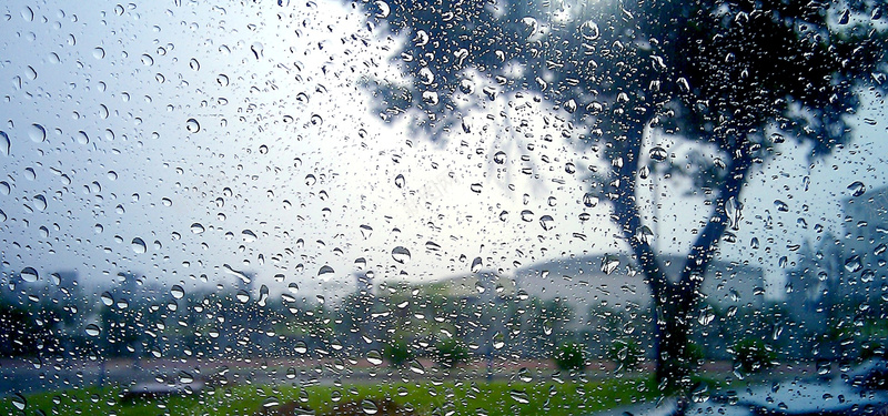 水珠玻璃背景背景