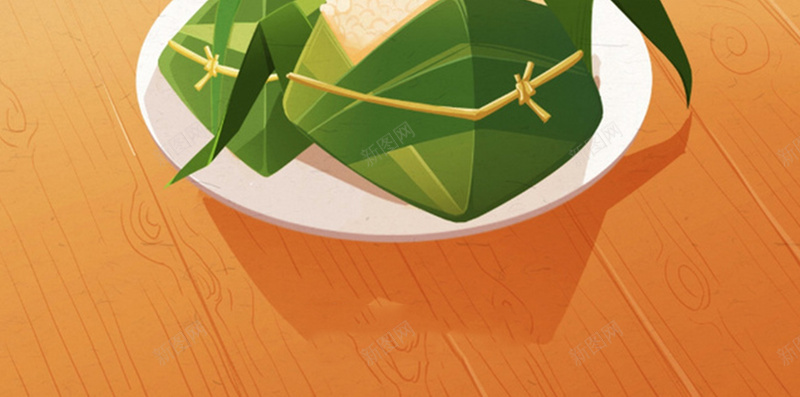 端午节简约温馨H5背景素材jpg设计背景_新图网 https://ixintu.com 小清新 桌子 温馨 盘子 简约 端午节 粽子 传统节日 节日 H5背景素材