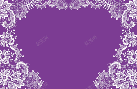 紫色婚礼海报背景素材背景