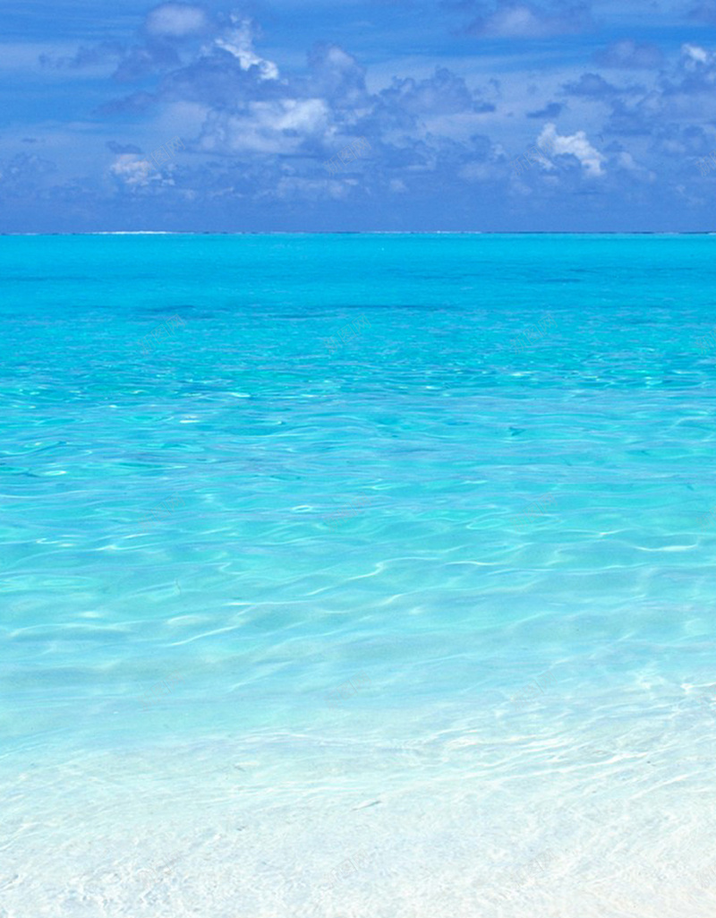 唯美海岛风景H5背景jpg设计背景_新图网 https://ixintu.com 天空 云朵 大海 沙滩 蓝色 H5 h5 摄影 风景