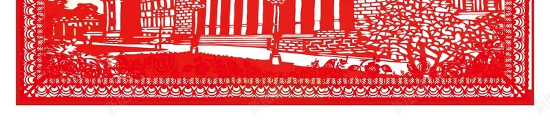 红色复古剪纸风格十九大海报jpg设计背景_新图网 https://ixintu.com 红色 复古 剪纸 风格 喜迎 十九大 海报 人民大会堂
