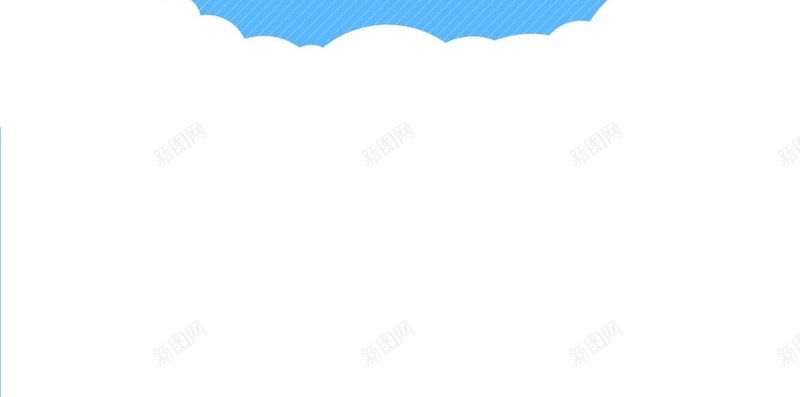 蓝色简约扁平热气球圆环背景psd设计背景_新图网 https://ixintu.com 热气球 圆环 扁平 简约 蓝色 白云 云朵 三角