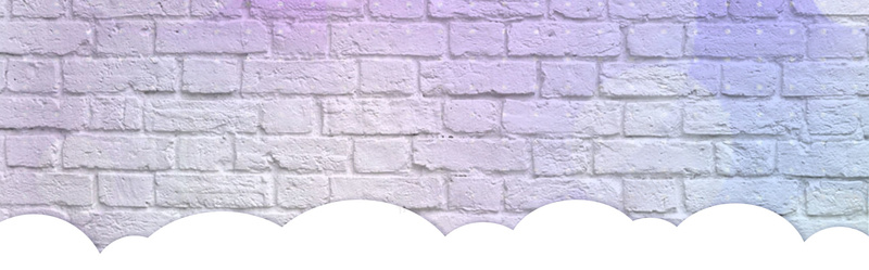 彩色砖墙气泡云psd设计背景_新图网 https://ixintu.com 海报banner 卡通 手绘 童趣 彩色砖墙气泡云