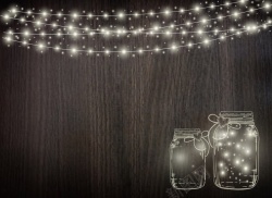 婚礼用灯神奇的发光瓶浪漫背景素材高清图片