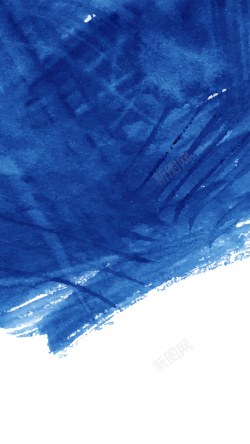 蓝色洒墨图案招聘广告蓝色泼墨H5背景高清图片