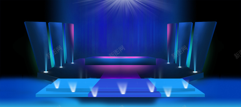 灯光舞台产品展示背景舞台背景