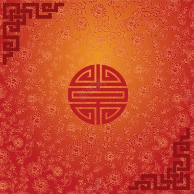 矢量中国风传统节日红色背景背景