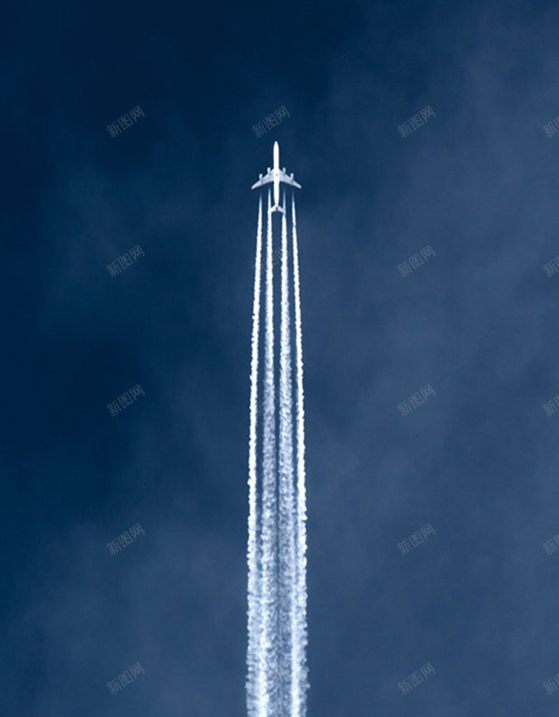飞机直线上天H5背景素材jpg设计背景_新图网 https://ixintu.com 喷雾 蓝天 飞机 H5背景素材 直线上升