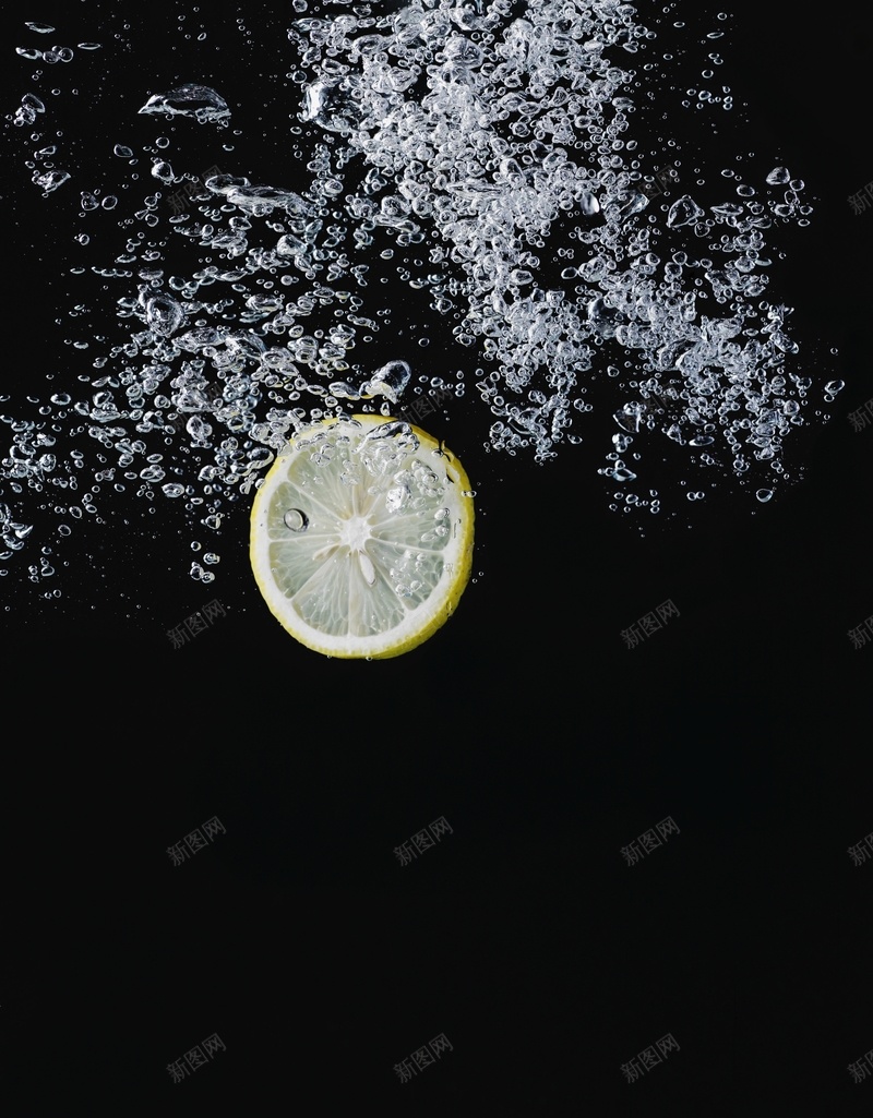 柠檬片气泡背景素材jpg设计背景_新图网 https://ixintu.com 柠檬素材 柠檬片 气泡 饮料 PPT