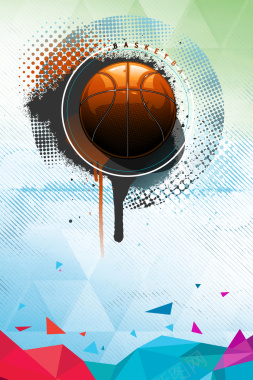 篮球比赛海报背景素材背景