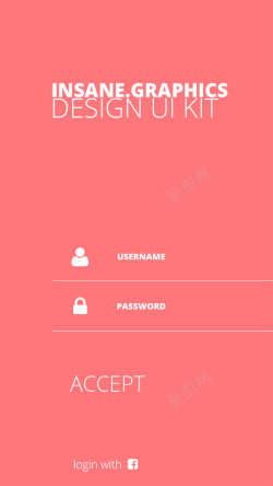 icon登录页密码手机APP粉色简约背景设计高清图片