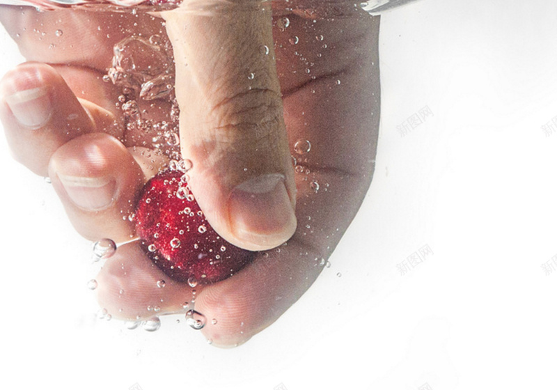 清晰水下洗水果背景jpg设计背景_新图网 https://ixintu.com 水下 清晰 水泡 干净 食品 品质 健康 白色 质感 纹理