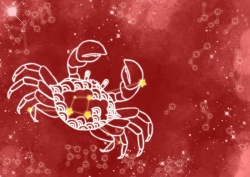 巨蟹座海报巨蟹座星座背景素材高清图片