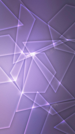 航空立体白色透明形状紫色背景H5背景高清图片