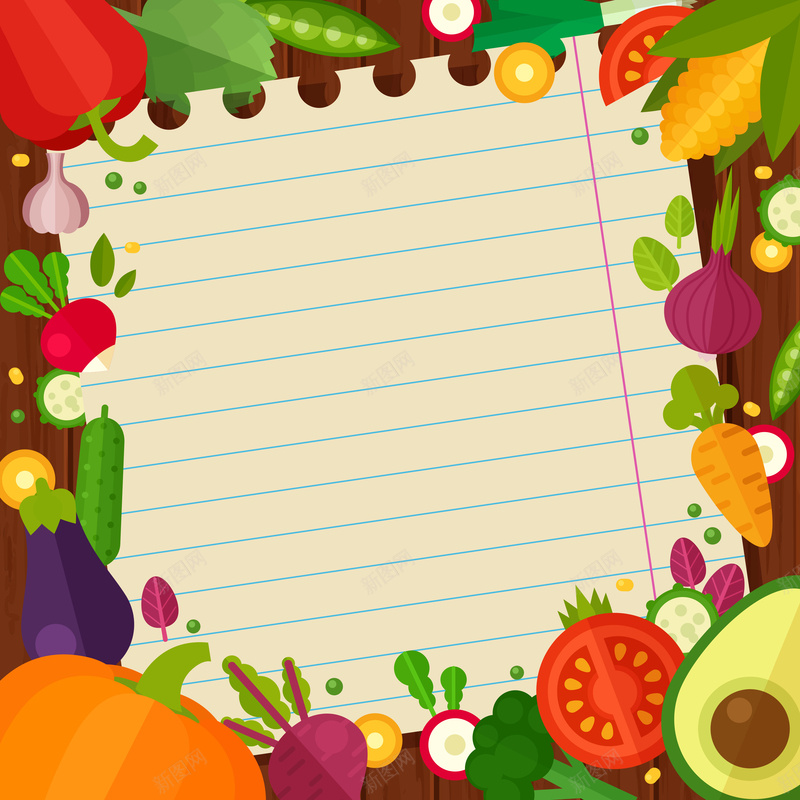 丰富的蔬菜水果矢量背景jpg设计背景_新图网 https://ixintu.com 水墨 蔬菜 丰富 矢量 信纸 卡通 喜欢 童趣 手绘