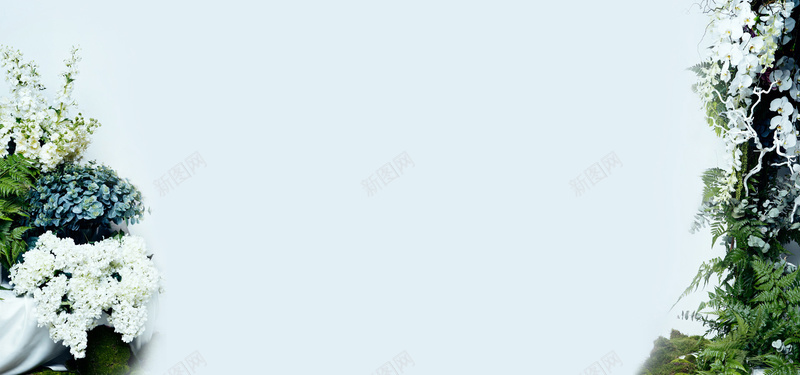 文艺背景jpg设计背景_新图网 https://ixintu.com 文艺 树叶 花朵 海报banner 小清新 简约