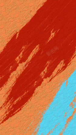 红色油漆颜料纹理H5背景背景