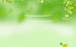 绿色产品绿色树叶祛痘产品背景素材高清图片