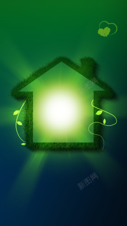 绿色装修绿色房屋装修源文件H5背景高清图片