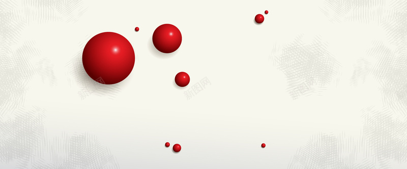 立体圆球创意背景jpg设计背景_新图网 https://ixintu.com 红色球体 几何背景 海报banner 扁平 渐变 几何