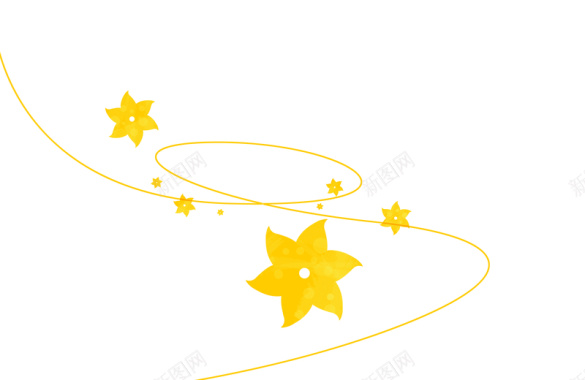 手绘水彩线条星星印刷背景背景