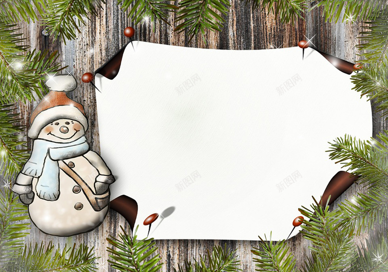 圣诞来人剪贴板背景图jpg设计背景_新图网 https://ixintu.com 公告板 圣诞节 新年 新年公告栏 明信片 纸 贺卡 雪人