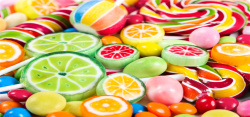 五颜六色糖果漂亮糖果美食海报高清图片