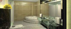 欧式卫浴五件套卫浴家居大气浪漫背景高清图片