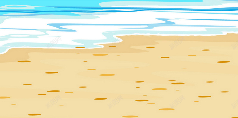 夏日海滩H5背景jpg设计背景_新图网 https://ixintu.com 夏日 海洋 沙滩 群山 天空 H5背景 彩色 水彩 卡通 H5 h5 童趣 手绘