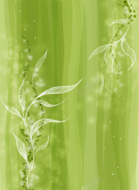 绿色竹子底纹叶子纹路背景