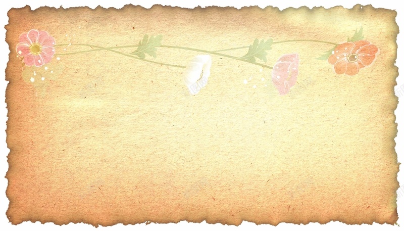 复古纸张水彩花朵海报背景模板jpg设计背景_新图网 https://ixintu.com 海报背景模板 复古 水彩 纸张 花朵 海报背景