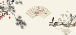 花鸟雕刻江南春中式家居背景高清图片