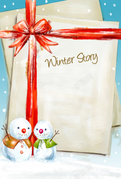 冬天的故事冬天的故事背景素材高清图片