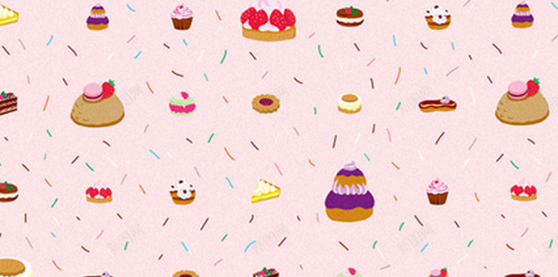 粉色可爱蛋糕H5背景jpg设计背景_新图网 https://ixintu.com 粉色 可爱 蛋糕 卡通 童趣 文艺 小清新 简约