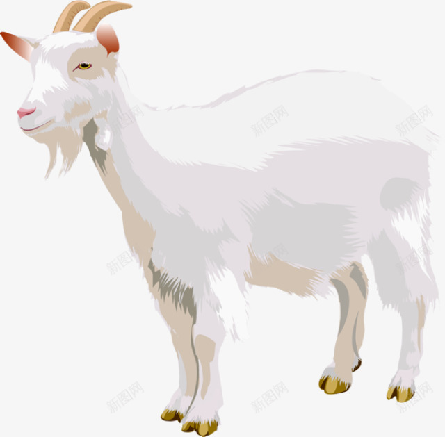 goat13149拼贴动物sucaipng免抠素材_新图网 https://ixintu.com 拼贴 动物