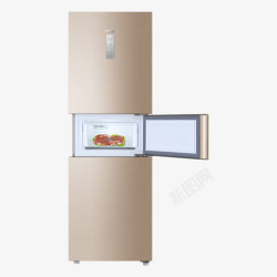 定频海尔BCD220WDVL220升风冷定频三门冰箱介绍价格参考海尔官网海尔高清图片