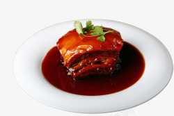 五花肉东坡肉上海红肉美食素材
