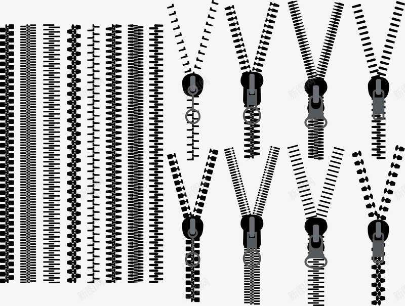 拉链搭配点缀png免抠素材_新图网 https://ixintu.com 拉链 搭配 点缀