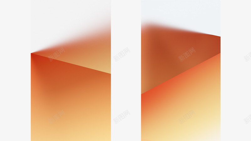 blur CGI glass gradient matte opaque smooth soft金色png免抠素材_新图网 https://ixintu.com 金色