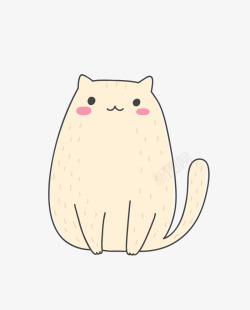 猫咪动物卡通软萌动物猫咪边框高清图片