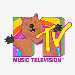 MTVMTV Australia amp NZ  Customised logos for MTV Australia and New Zealand卡通高清图片