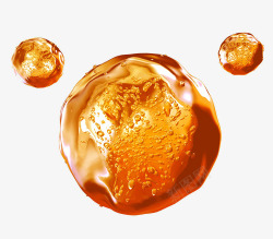  金色水球素材