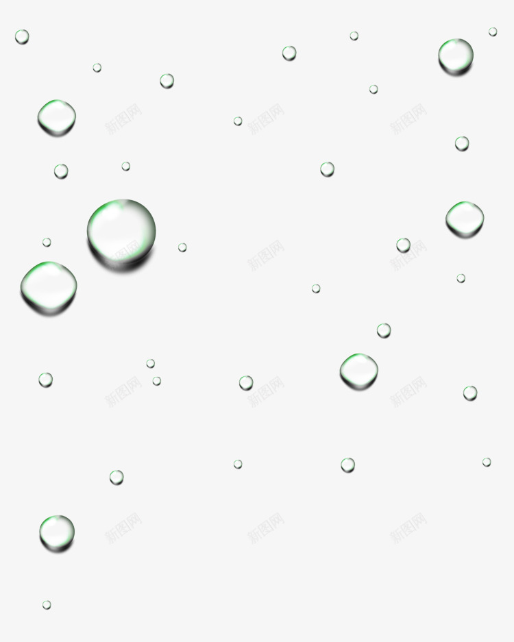 白色雨滴水珠png免抠素材_新图网 https://ixintu.com 新图网 水滴 水珠 水球 透亮 雨滴
