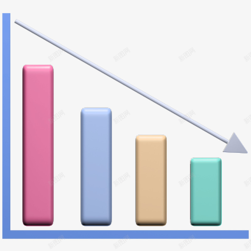 C4D金融数据分析上升下降图png免抠素材_新图网 https://ixintu.com C4D 3D 上升 商务 增长 提升 橘色 立体 箭头 粉色 紫色 蓝色 金币 金融