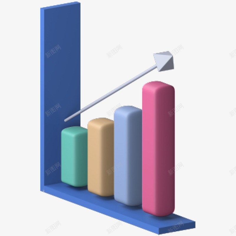 C4D金融数据分析上升下降图png免抠素材_新图网 https://ixintu.com C4D 3D 上升 商务 增长 提升 橘色 立体 箭头 粉色 紫色 蓝色 金币 金融