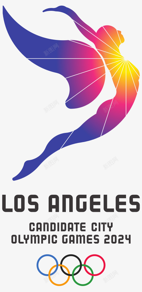 洛杉矶2024奥运申办视觉形象  Identity for LA 2024 Olympic Bid City by BMD  AD518com  最设计奥运会png免抠素材_新图网 https://ixintu.com 洛杉矶 奥运 申办 视觉 形象 设计 奥运会