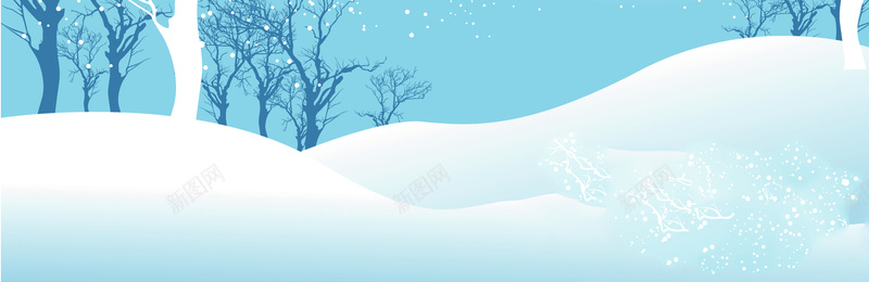 冬雪jpg设计背景_新图网 https://ixintu.com 海报banner 冬季背景 卡通背景 扁平背景 卡通 童趣 手绘