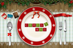圣诞节餐厅设计圣诞节圣诞餐厅视频宣传海报高清图片