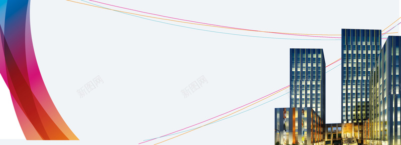 房产建筑动感背景jpg设计背景_新图网 https://ixintu.com 商业圈 商业中心 房地产 楼房 海报banner 大气